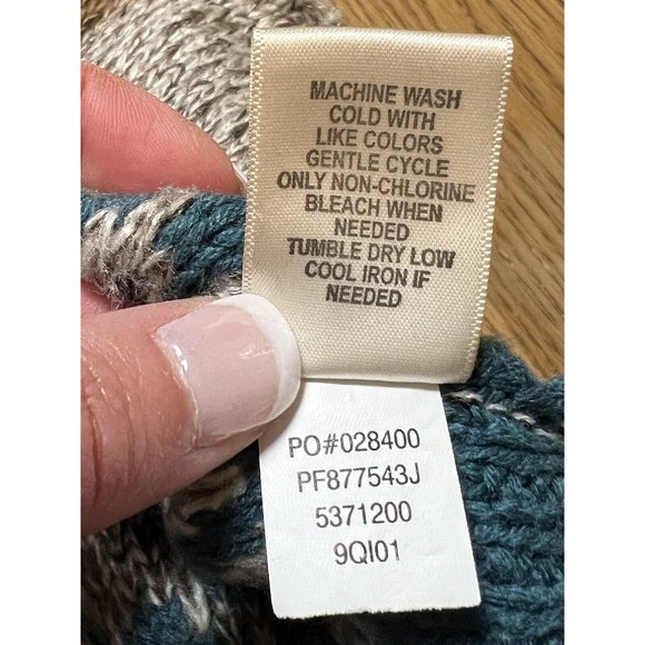 John Paul Richard Grey Striped Boatneck Sweater Boxy Size‎ PXL Acrylic - Picture 9 of 9